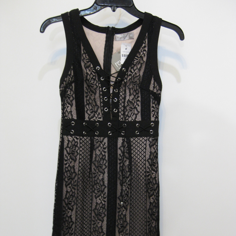 Rumor Boutique NWT Black Lace Dress Size X-Small